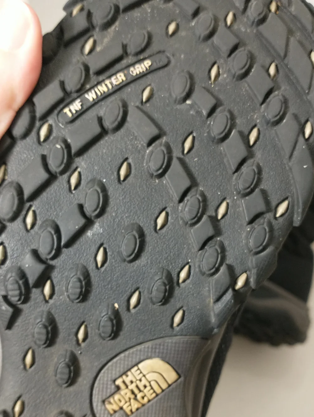 The North Face Nuptse Fur Winter Boots, Goose Down Insulation,Size 8, Black/Gray